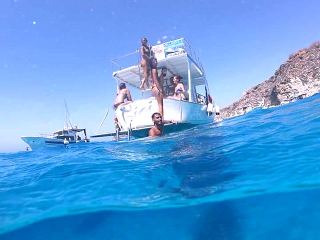 Gita in barca alla tabaccara con Alfonso, Caterina e Daniele